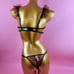 3pcs Mesh Lingerie Set