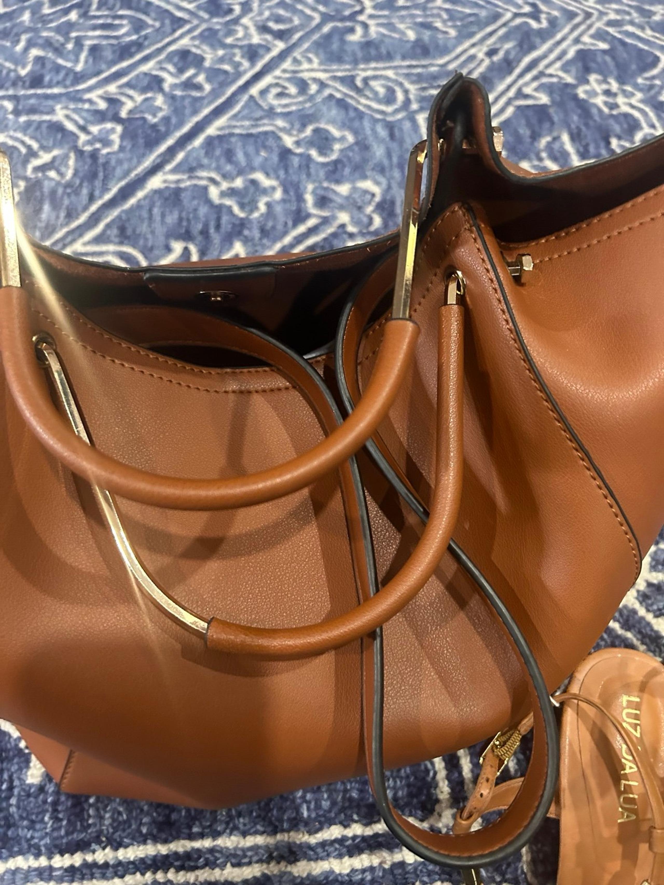 Marc New York leather tan tote