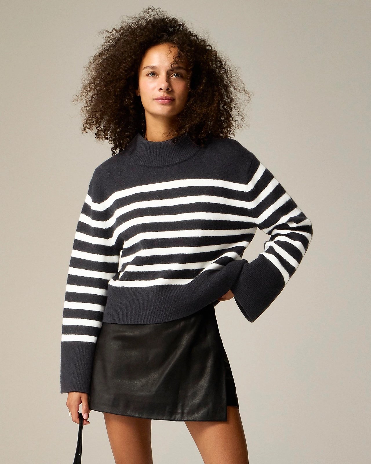 J Crew Chunky crewneck sweater in Supersoft yarn
