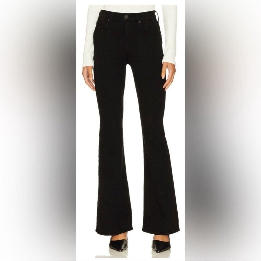 Citizens of Humanity Isola Black Flare Pants C of H flare pants Size 27 Black
