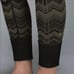 Lululemon Ebb To Street Pant Green Chevron Size 6