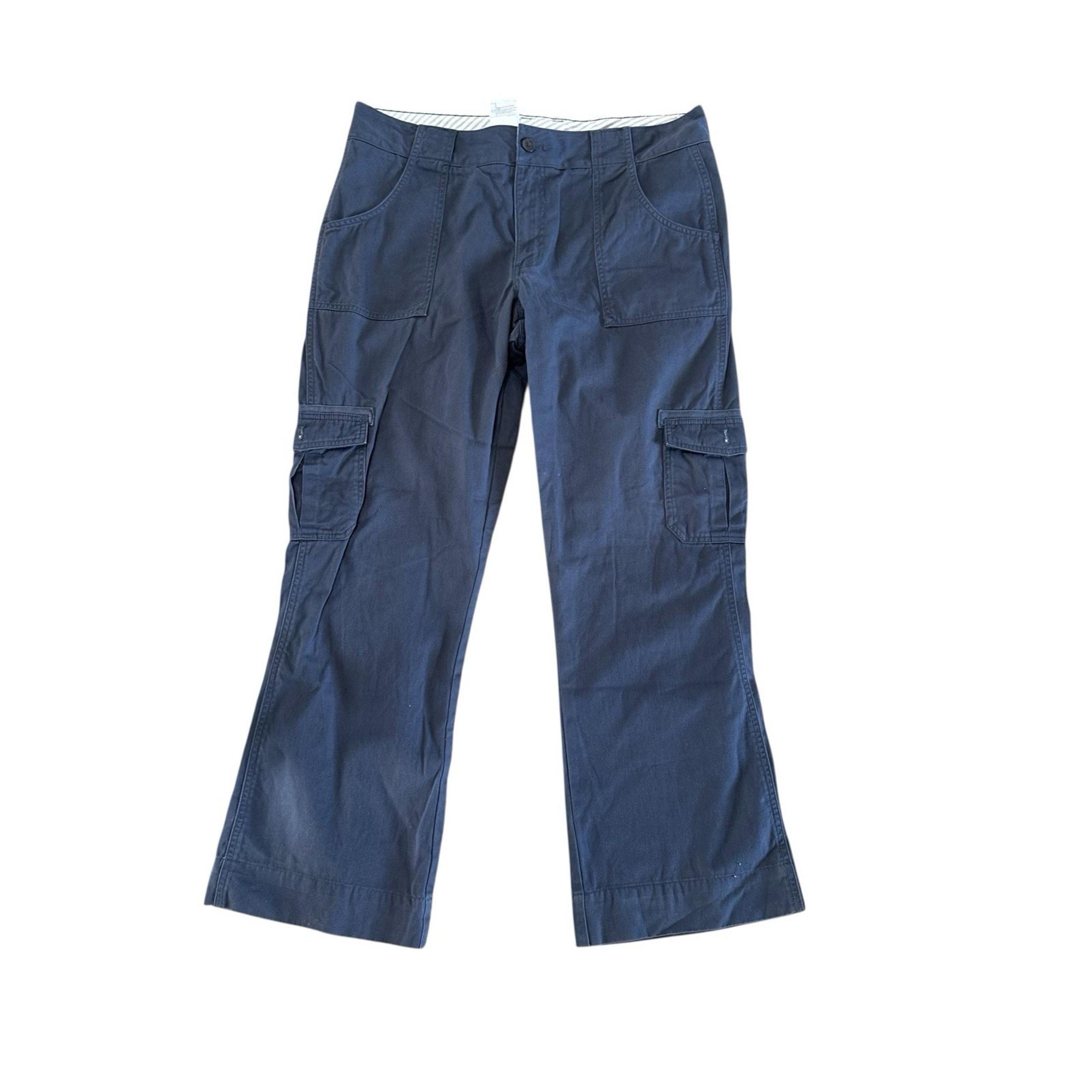 Carhartt Womens Rugged Flex Steel Gray 100% Cotton Pants Sz 14 X32"L*WB051 COA
