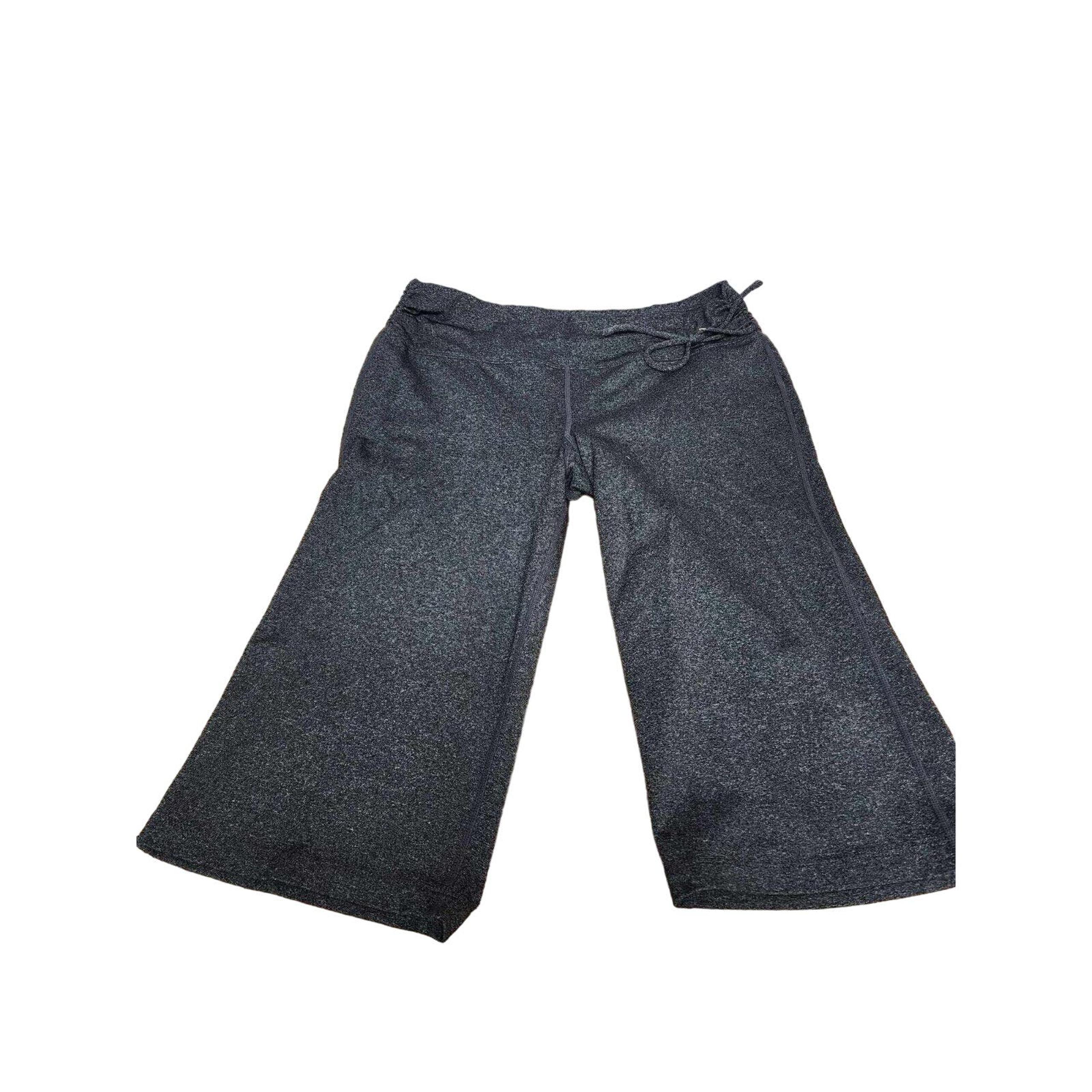 Prana Women's Size M Dark Gray Leggings Capri