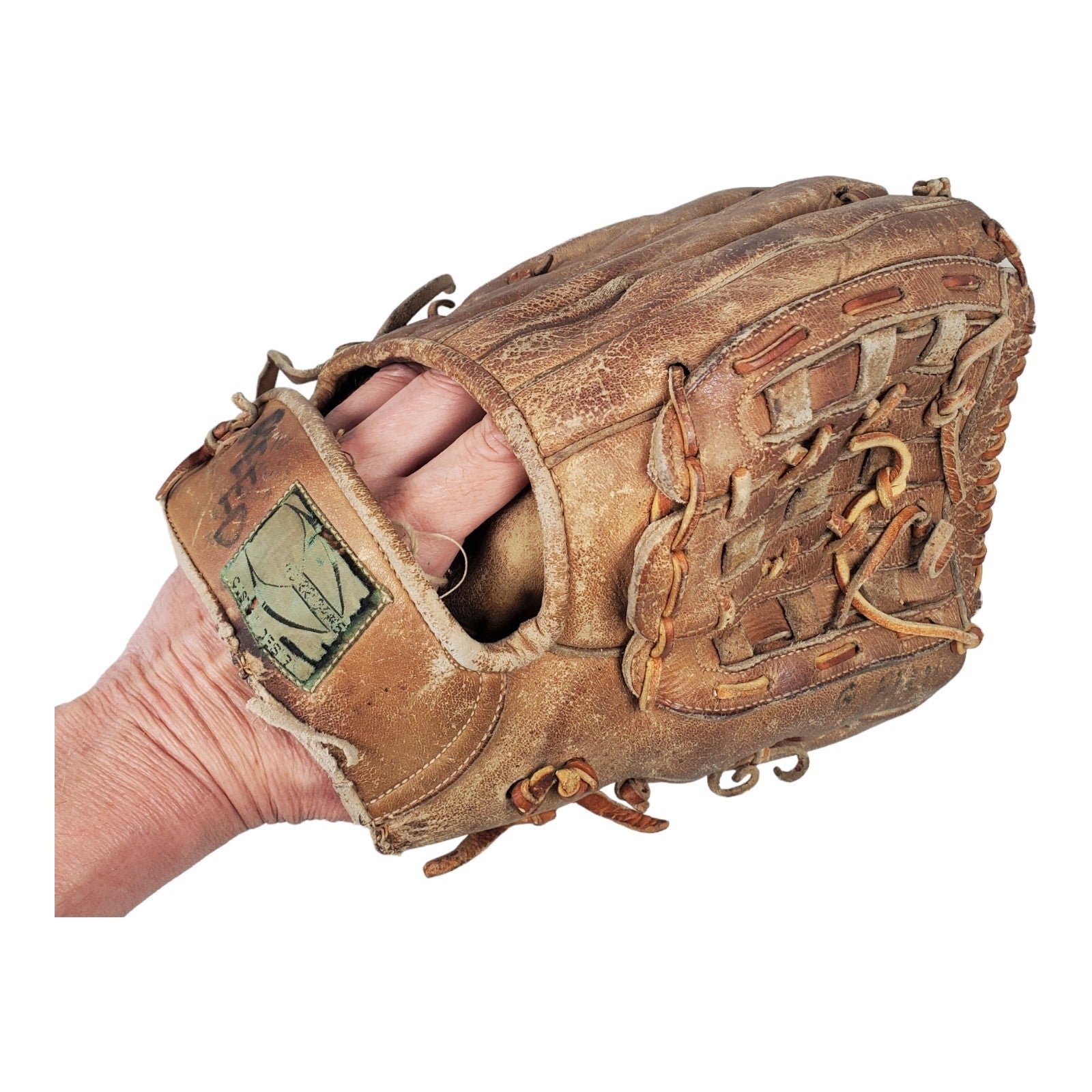 Vintage 1960's Autographed Hurricane Baseball Glove 207 RHT