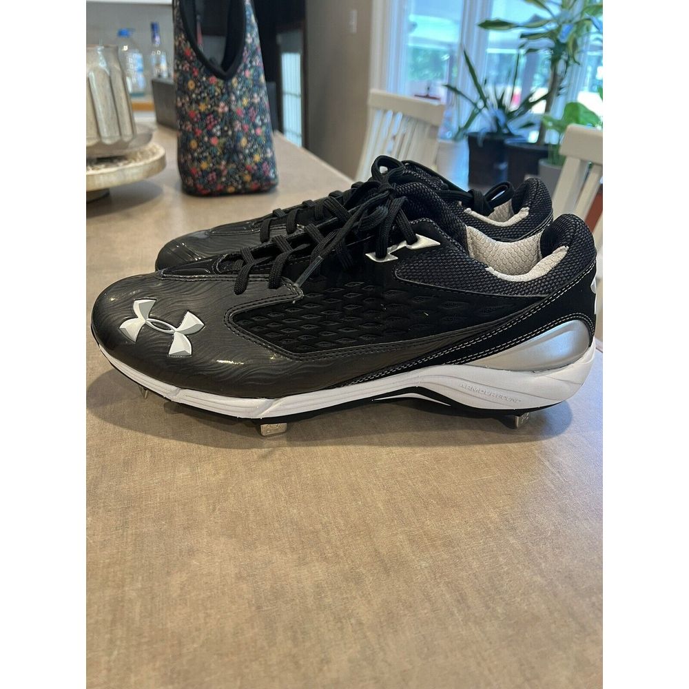 Under Armour NIB Men's Cleats MLB Natural II Low Size 10.5 Black 1210450-001