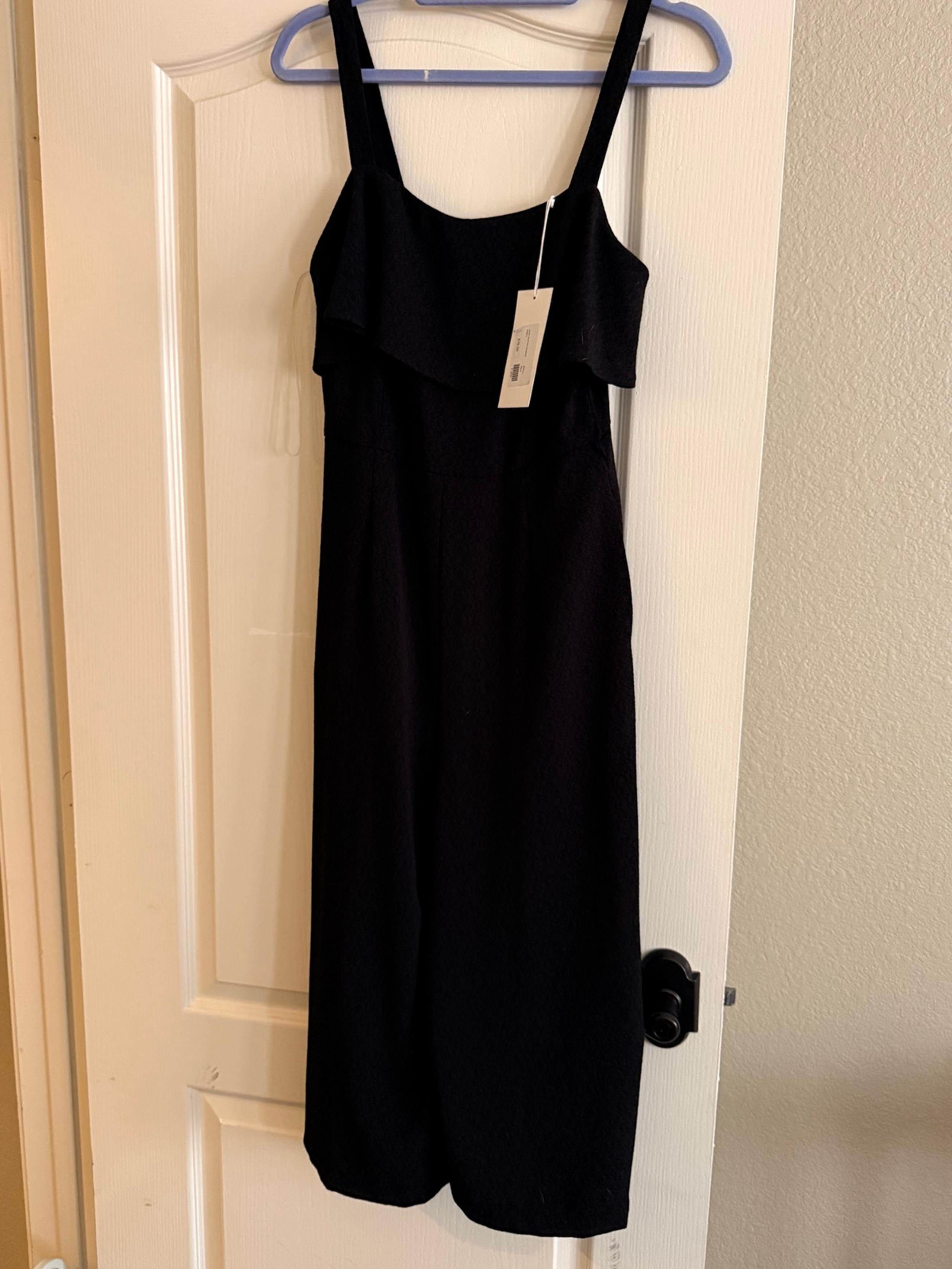 Black Josie Tie front romper by - Lush