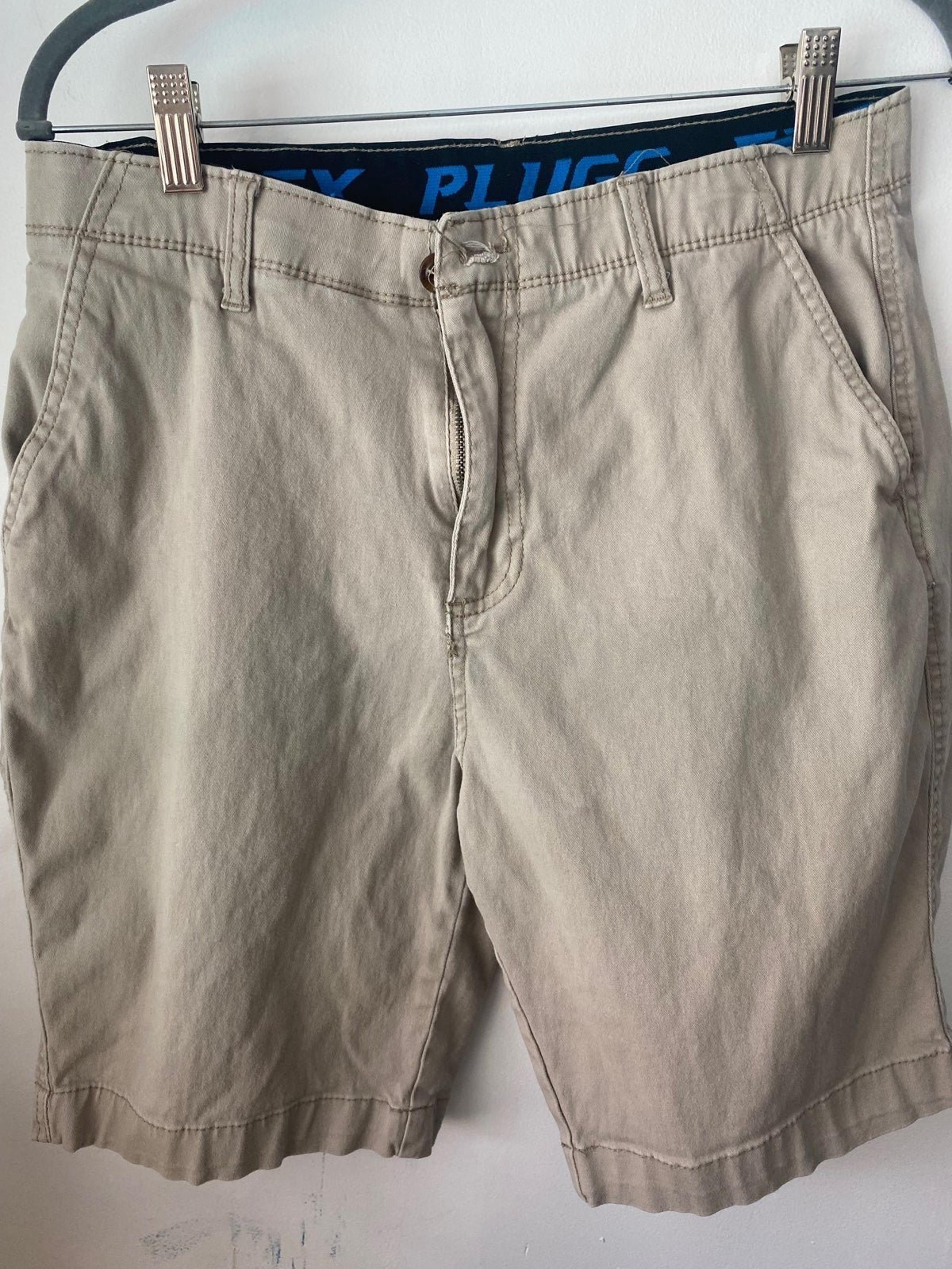 Plugg Flex Men's Light Khaki Shorts Sz 30