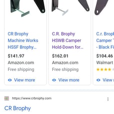 Brophy Camper Hold down Part