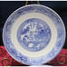 Vtg Blue Willow Set of 6 - 10 Transfer Ware Dinner Plates - Unmarked