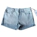 7 For All Mankind Mid Roll Pinstripe Short Size 29 OVERSIZED Fits Size 31/12 NEW