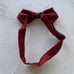 Wine Red Vintage Bow Tie, 100% Silk or 100% Polyester