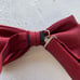 Wine Red Vintage Bow Tie, 100% Silk or 100% Polyester