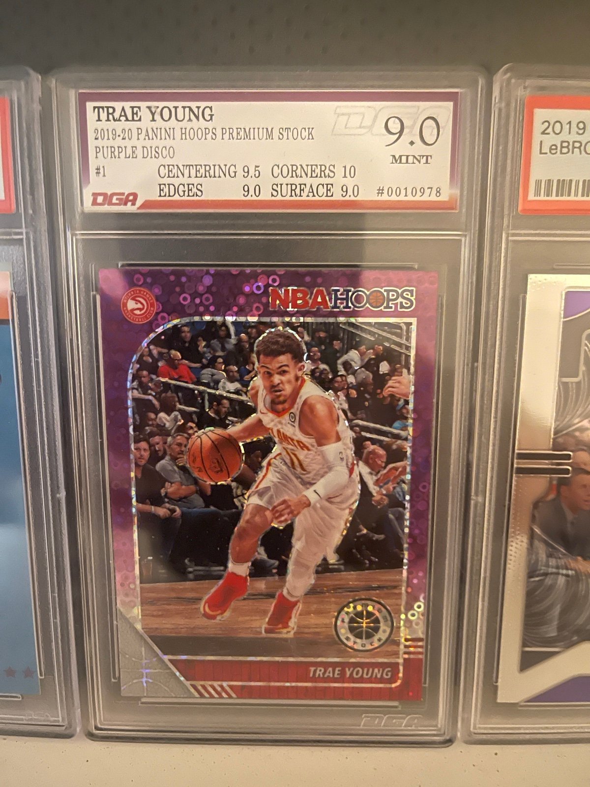 Trae young graded 9/10 card