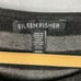 Eileen Fisher Gray & Black Stripe Long Sleeve Tunic Sweater Medium