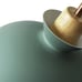 HUOKU 1-Light Green Bowl Scandinavian Hanging Pendant Ceiling Light Fixture