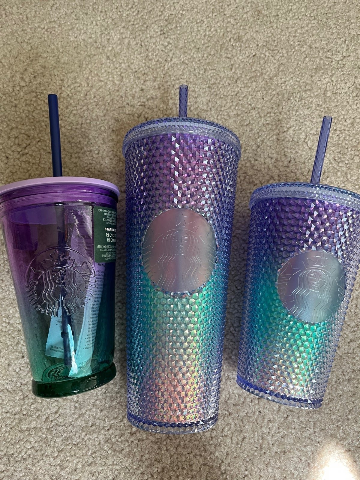 Starbucks Mermaid Trio