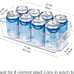 8-Pieces Clear Plastic Bins For Fridge, Kitchen Cabinet, 12.5 Long, Clear - NEW