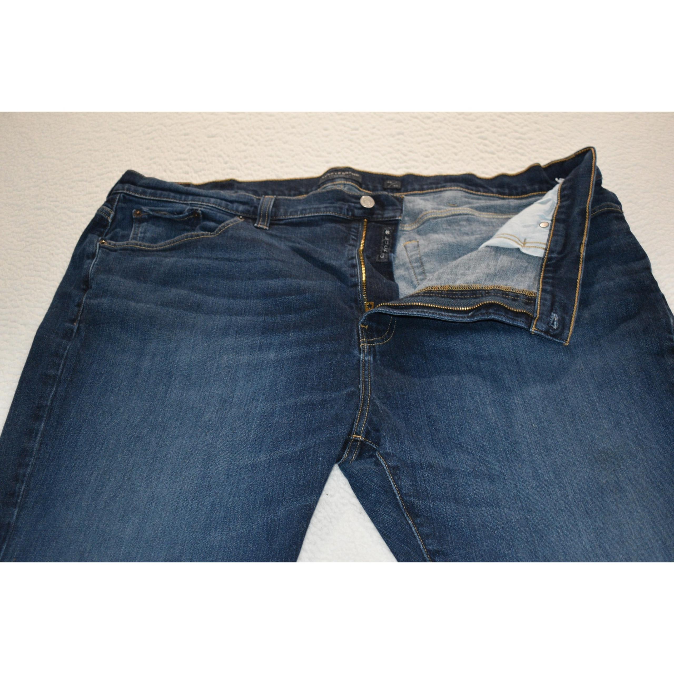Lucky Brand Jeans 181 Relaxed Fit Mens Size 48 x 30 Cotton Blend Blue Denim