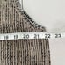 M. GIBSON Vintage Beige Tan Color Block Knit Cardigan Button Up Vest Size M/L