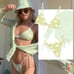 NWT Blackbough Buttercup Baby String Bikini Set