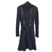 Vintage 90's Coatigan Duster Cardigan M Black Whimsical Embroidery Fairy Grunge