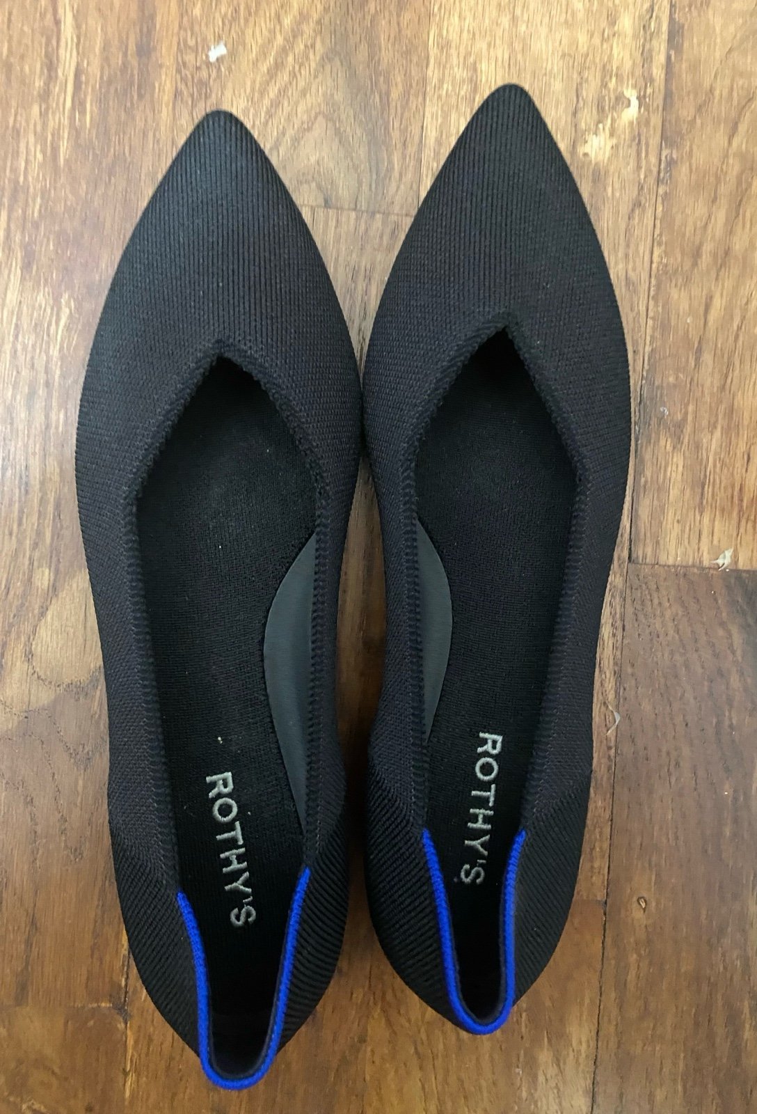 Black Rothy’s pointe shoes