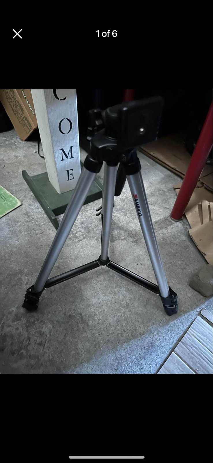 AMBICO DELUXE TRIPOD VIDEO PHOTO 57” Maximum Height
