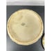 Vintage Ceramic Biscuit Cookie Cracker Jar Barre Cross Stich Pattern No Handle