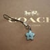 Coach Flower Cell Phone Lanyard Bag Charm