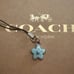 Coach Flower Cell Phone Lanyard Bag Charm