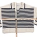 NWT Madewell Women's XL Cashmere-Wool Blend Polo Sweater Preppy Neutral