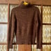 100% cashmere turtleneck sweater by Linda Allard Ellen Tracy women's S