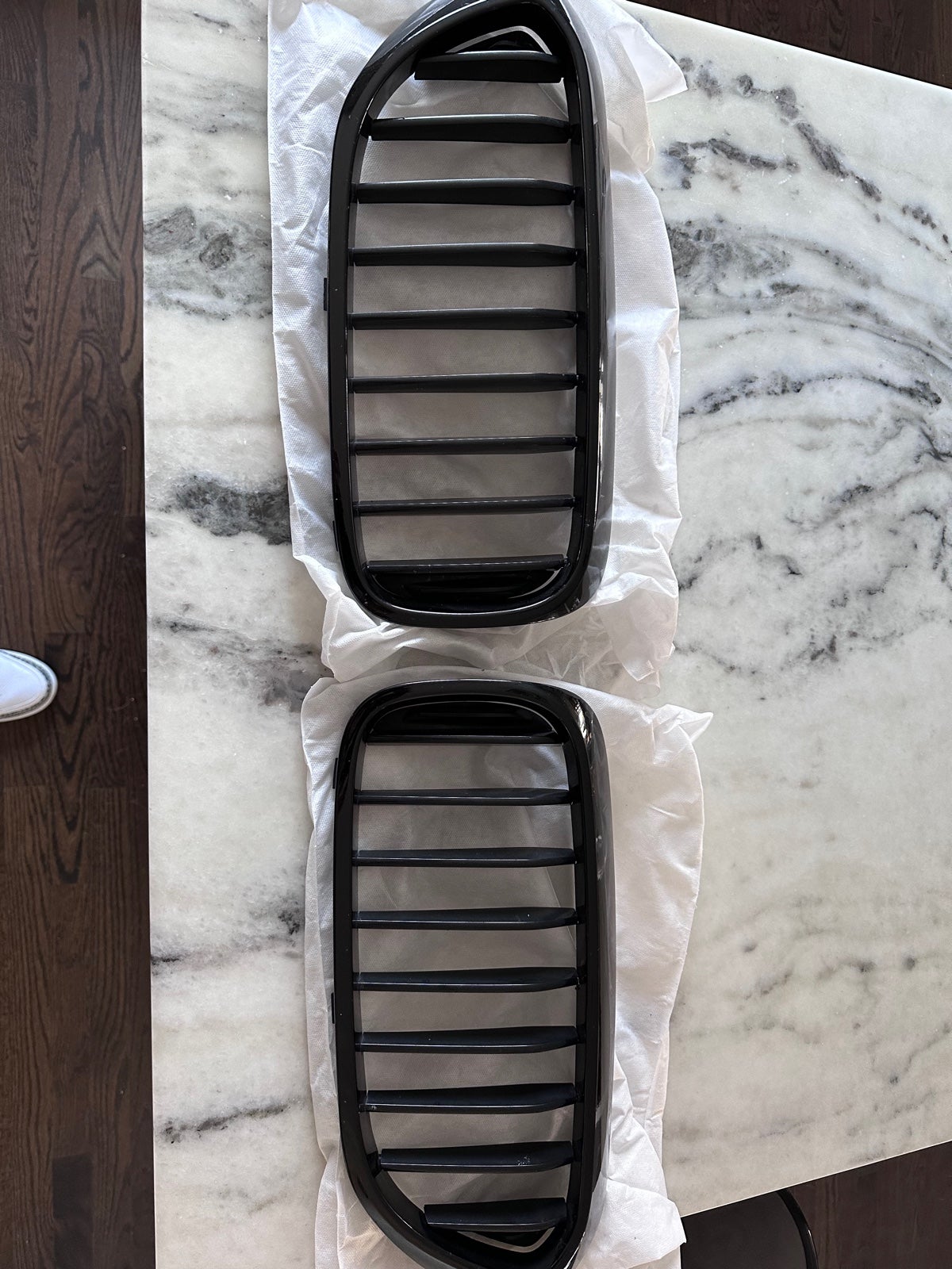 BMW M Performance grills in gloss black