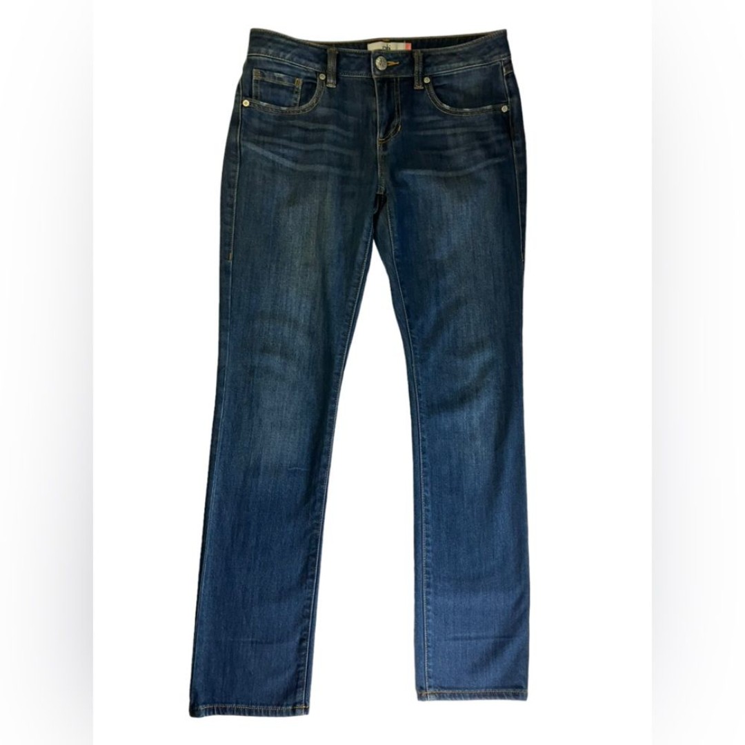 Cabi The Straight Jeans Low Rise Dark Wash Full Length Denim #5166 Size 2