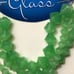 Vtg.Milk*Glass.Peach & Green
