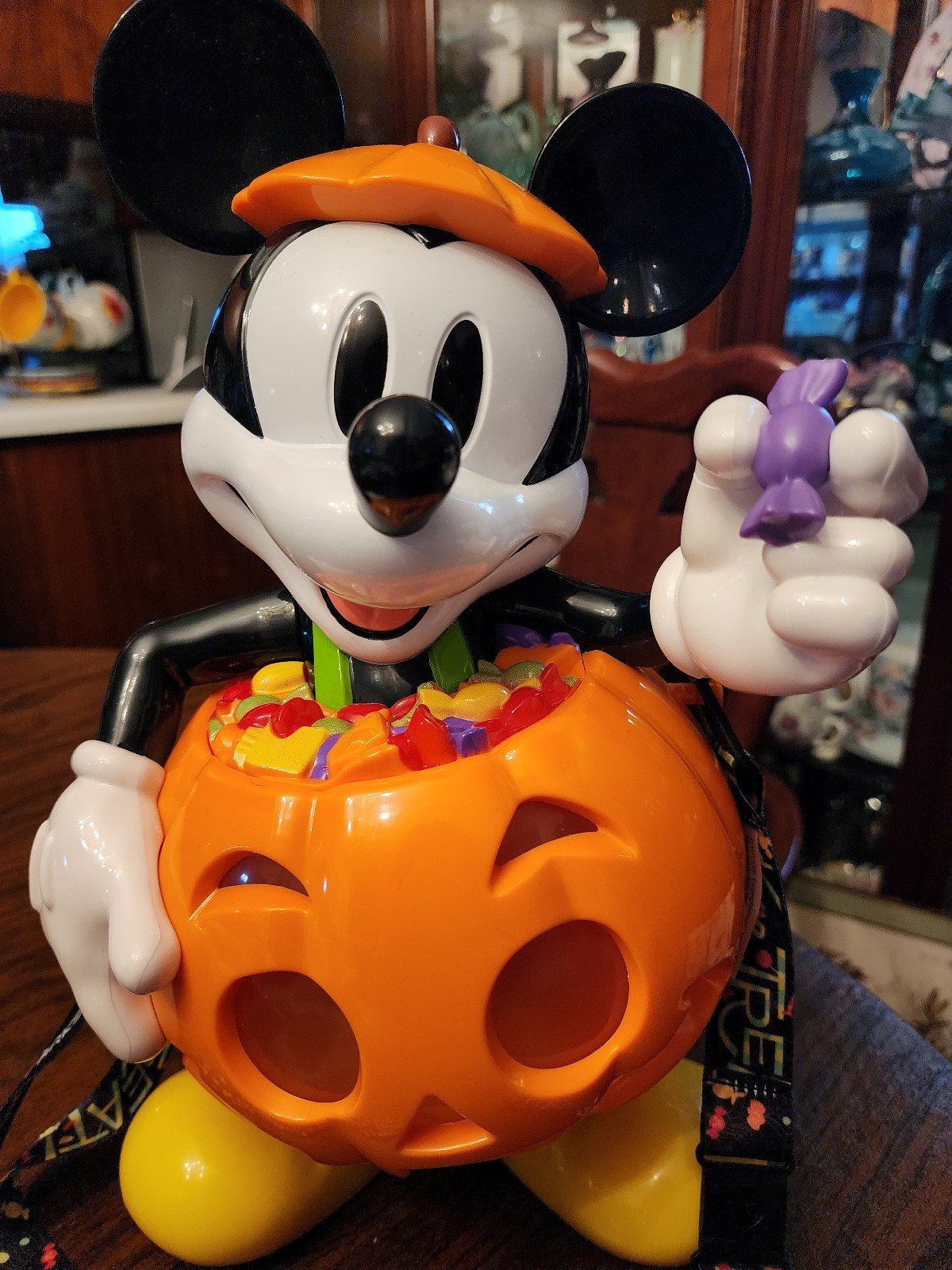 Disney Halloween Mickey Pumpkin Popcorn Bucket