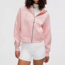 Lululemon Scuba Oversized Full-Zip Hoodie Strawberry Milkshake Size XS/S New