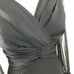 Vintage Little Black Dress Deep V neck, sheer sleeves 3 button cuff