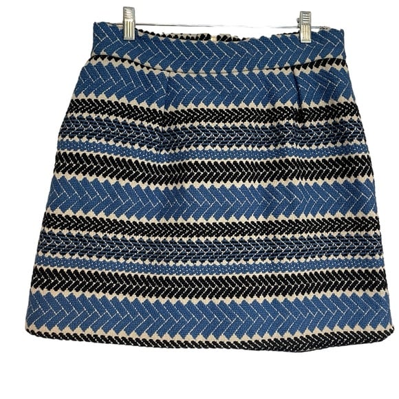 Anthropologie Nomad by Morgan Carper Womens Jacquard Skirt Woven