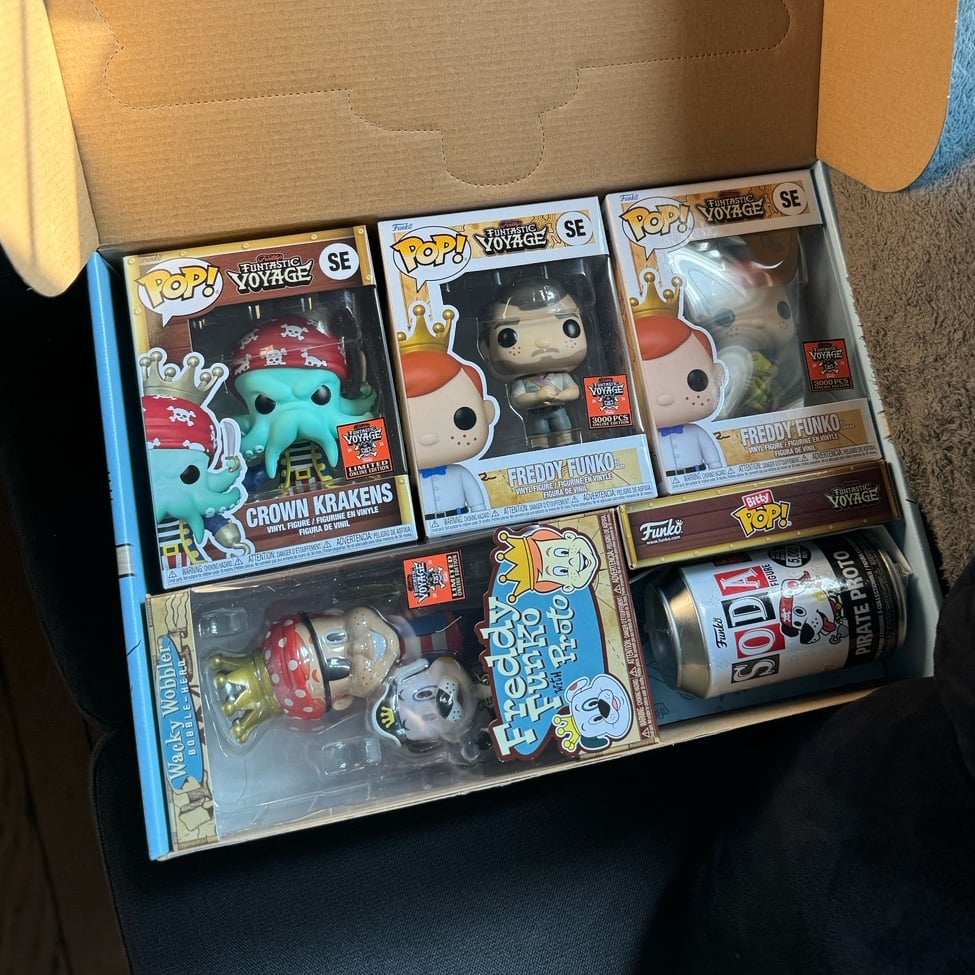 SDCC 2024 Freddy Funko Box of Fun Funtastic Voyage Crown Krakens Rugrats