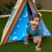 KidKraft A-Frame Wooden Hideaway & Climber Toddler Climbing Toy