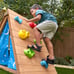 KidKraft A-Frame Wooden Hideaway & Climber Toddler Climbing Toy