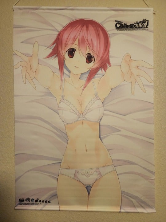 Chaos;Child Serika Onoe B2 Tapestry White Lingerie Chaos Child Japan Exclusive
