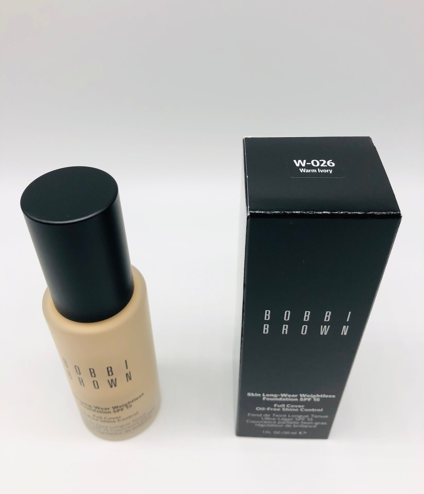 Bobbi Brown-Skin Long Wear Foundation SPF15 W026-Warm Ivory 1.0oz/30ml NIB