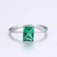 *SALE* Emerald Engagement Ring