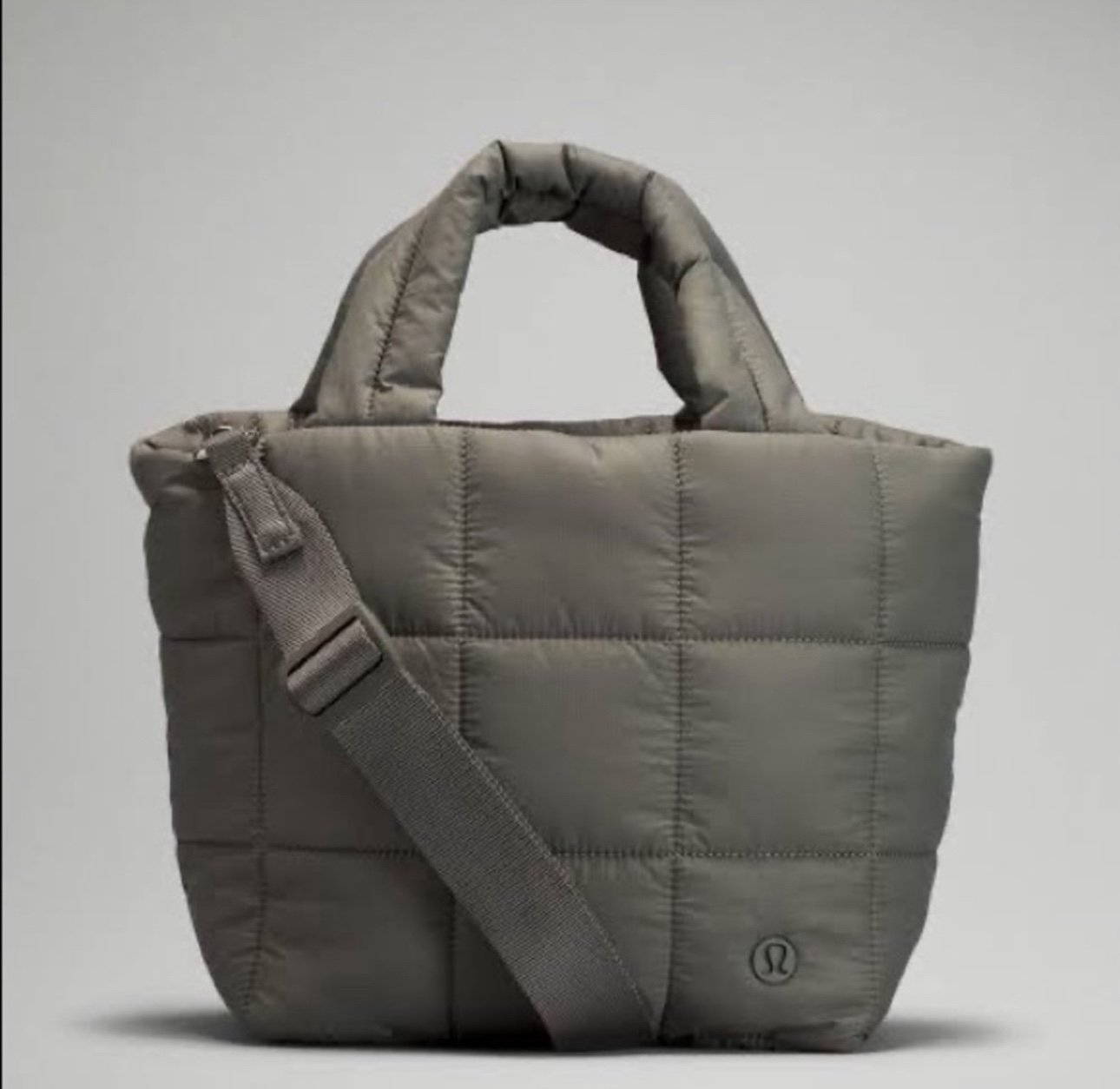 NWT Lululemon QUILTED GRID CROSSBODY 5L GREY SAGE RARE