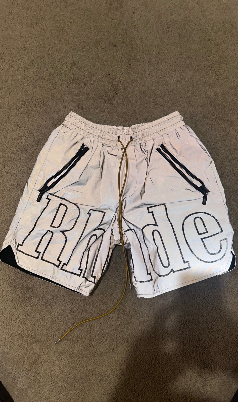 Rhude Logo Shorts Reflective