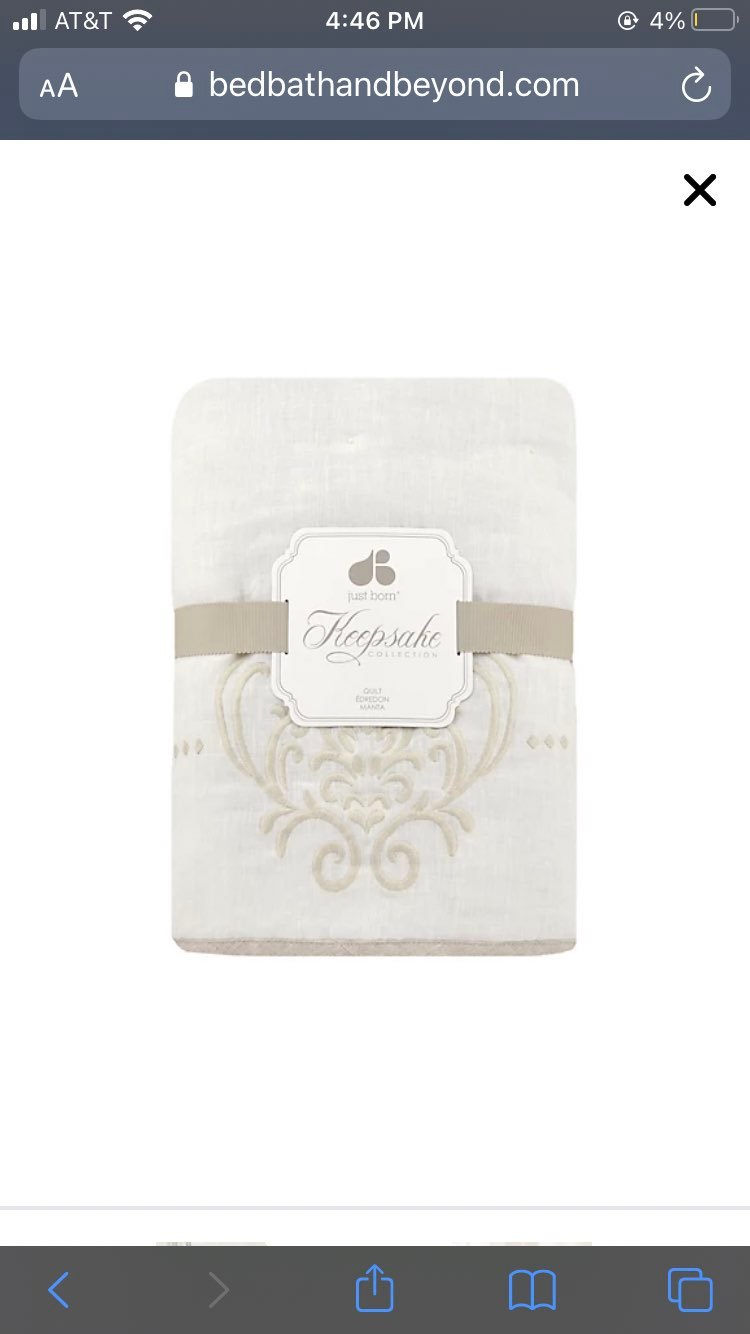 NWT - Just Born Keepsake Quilt