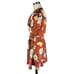 YUMI KIM Kennedy Floral Mini Wrap Dress Honey Rose Rust Size Small NWT Earthy