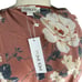 YUMI KIM Kennedy Floral Mini Wrap Dress Honey Rose Rust Size Small NWT Earthy